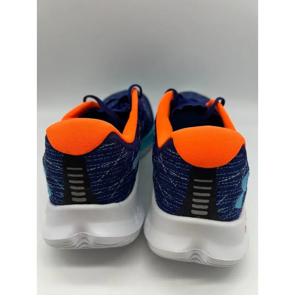 Under Armour Flow Velociti Wind 2 Running Sonar Blue Orange Blast Men's Size 13 - Picture 7 of 12